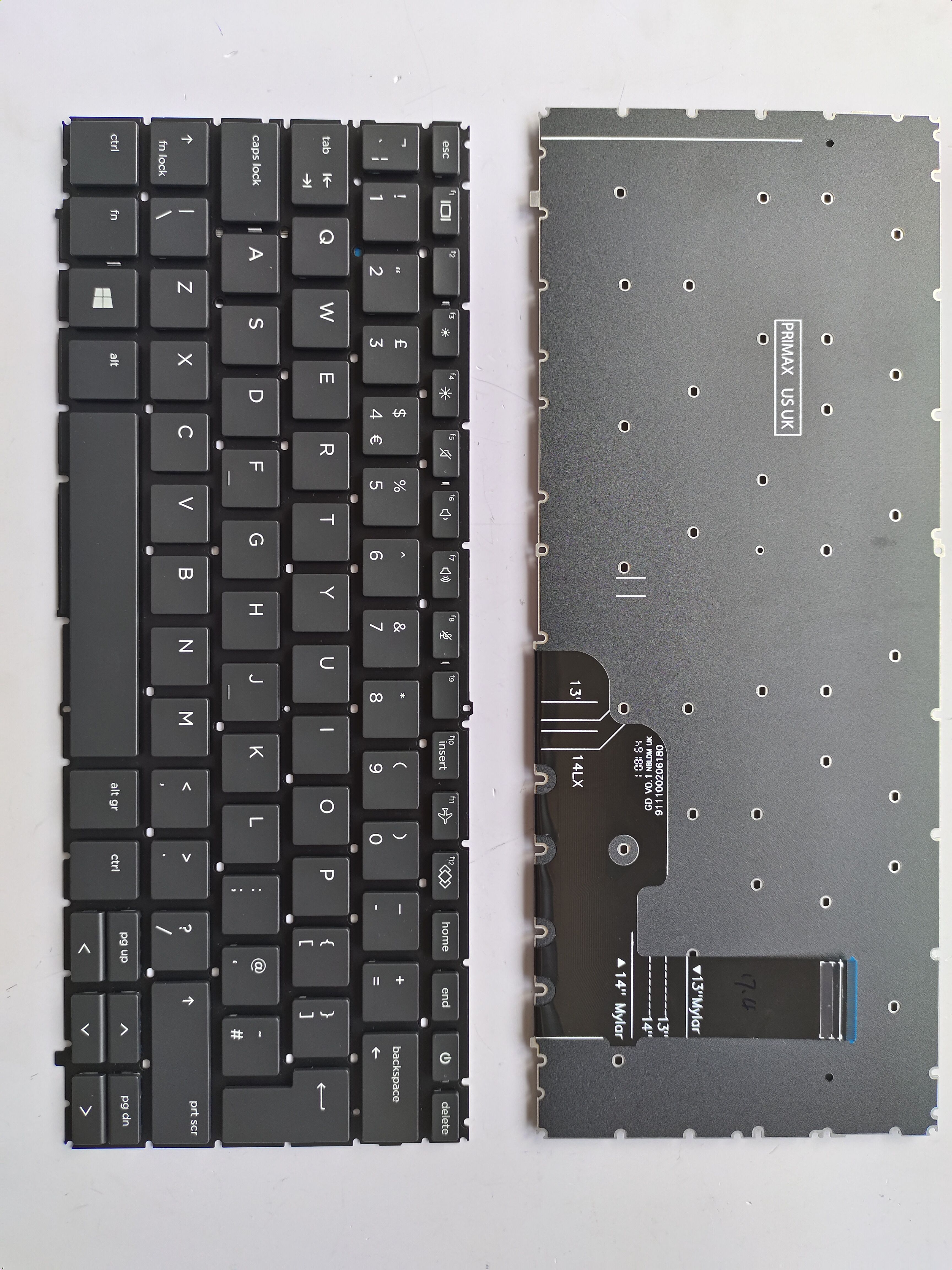 Picture of New Replacement Laptop Keyboard For HP 440G9/840G9/Zbook firefly 14 g9/Zbook 14 g10 BLACK (OEM) Uk Layout
